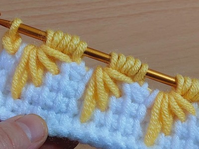 Oh my god!! an incredibly easy crochet knitting. aşırı kolay gösterişli tığ işi örgü