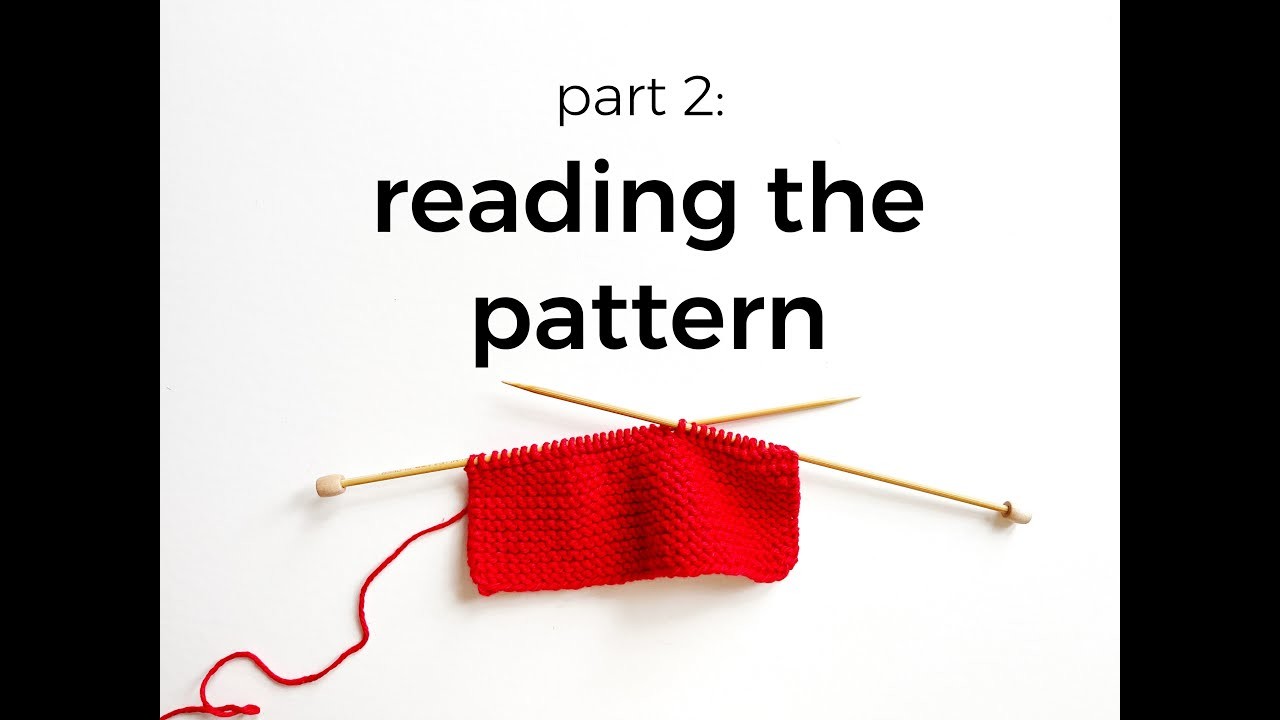 Part 2 -- Reading The Pattern -- Simple Knitted Washcloth -- by Katie Lewis