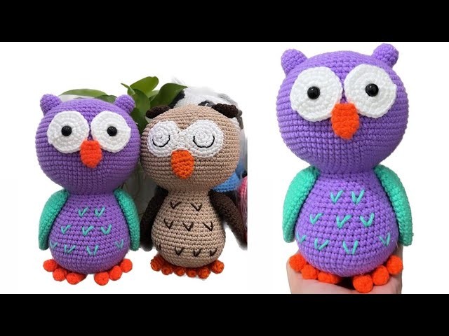 PART 2 : TUTORIAL CROCHET OWL | EASY CROCHET AMIGURUMI OWL