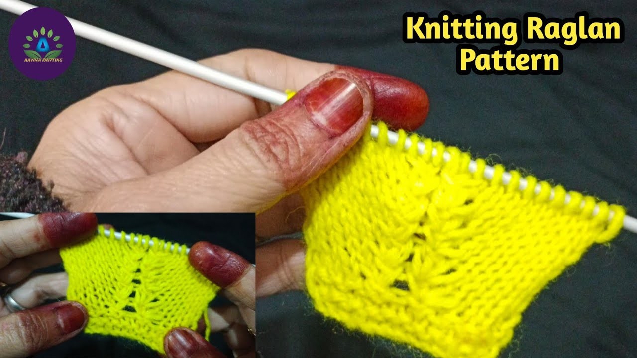 Raglan cutting top down | Raglan pattern | Raglan increase stitches