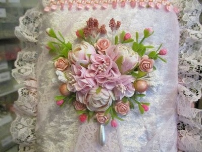 SOLD - Gorgeous Shabby Chic Flower Plaque Tutorial - jennings644 - Teacher of All Crafts