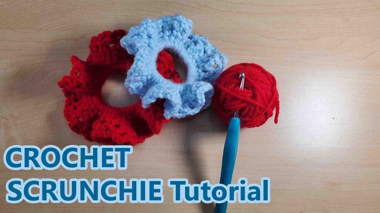 Super Easy SCRUNCHIES CROCHET TUTORIAL