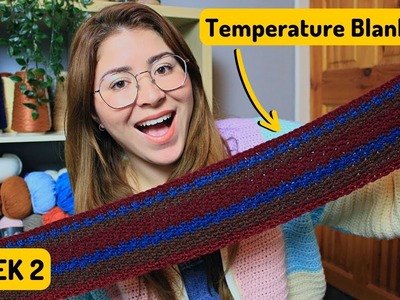 Temperature Blanket Update | JANUARY - WEEK 2