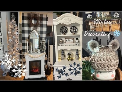 Winter Decorating. How to Decorate for Winter after Christmas on a Budget ☃️