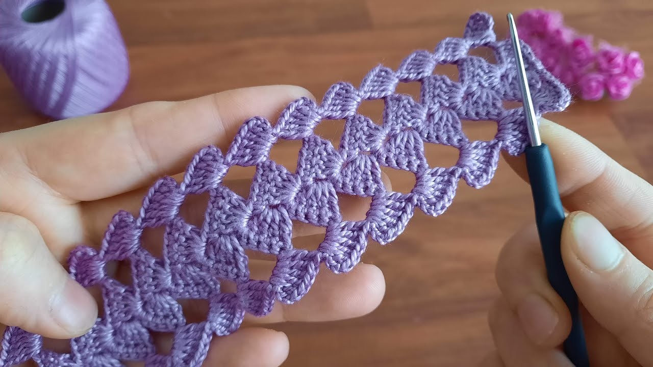Wow How to crochet make an eye-catching, very stylish,very beautiful crochet knit?
