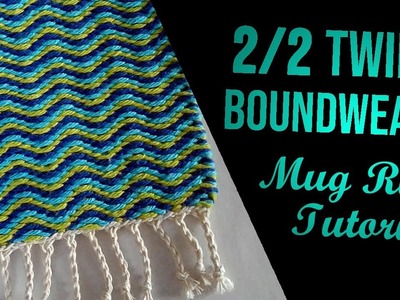 2.2 Twill Boundweave | Mug Rug Tutorial 1