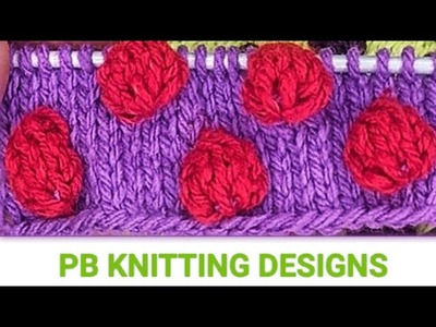 BEAUTIFUL BUBBLE KNITTING DESIGN FOR ALL PROJECT