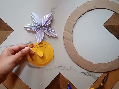 Beautiful wall hanging crafts. Paper Crafts For Home Decorations#crafts #decoration