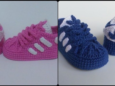 BRILLIANT AND UNIQUE FREE CROCHET BABY BOOTIES PATTERN DESIGN
