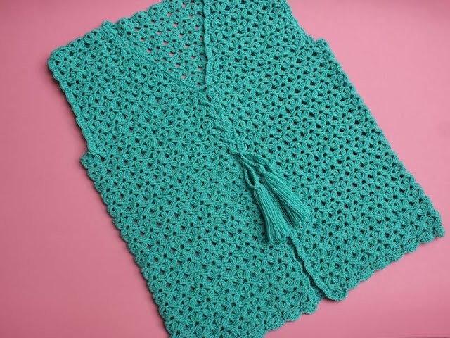 Crochet Ladies Cardigan Jacket. Seamless Crochet Beautiful Shrug(PART-2)