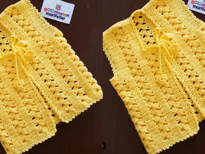 Easy Crochet Vest Sweater Top Idea Pattern