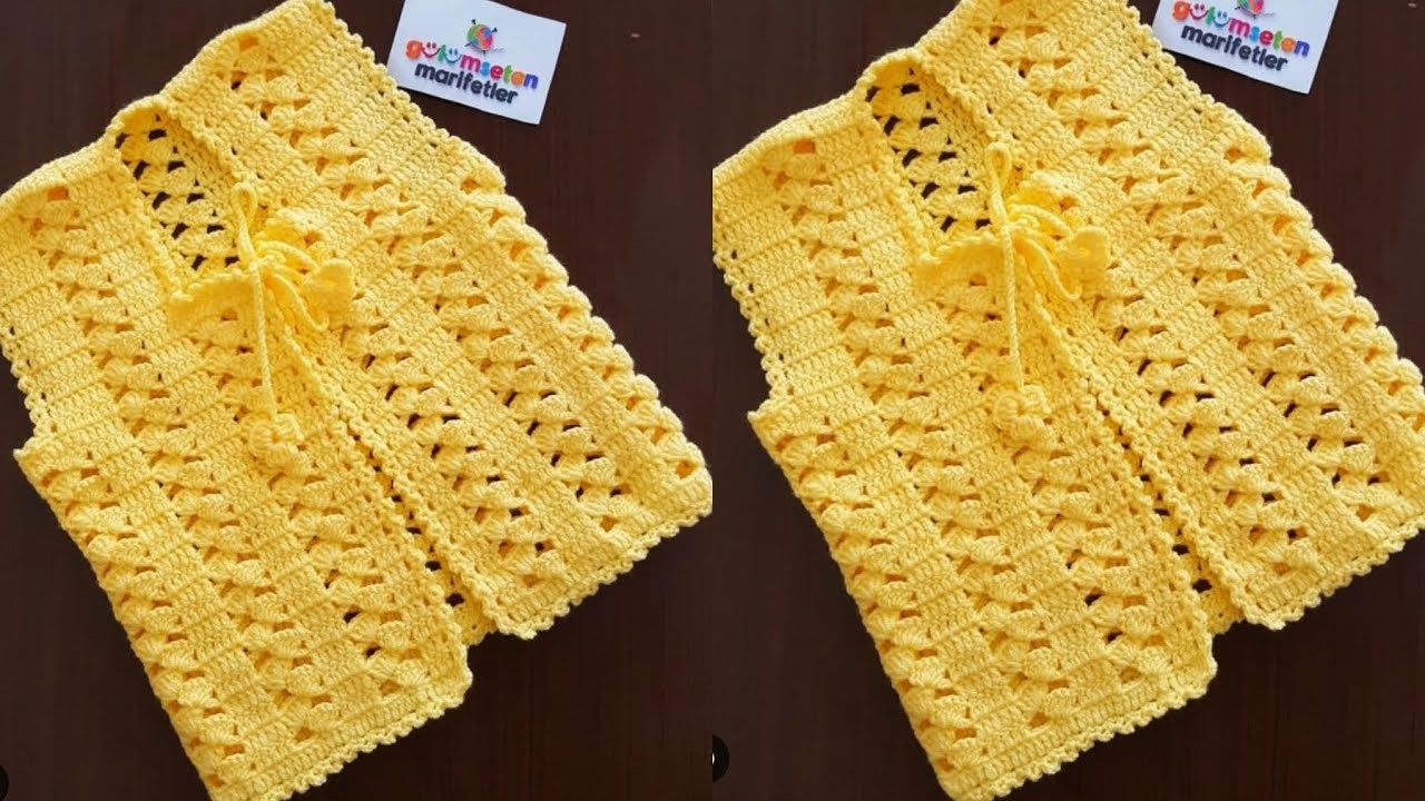 Easy Crochet Vest Sweater Top Idea Pattern