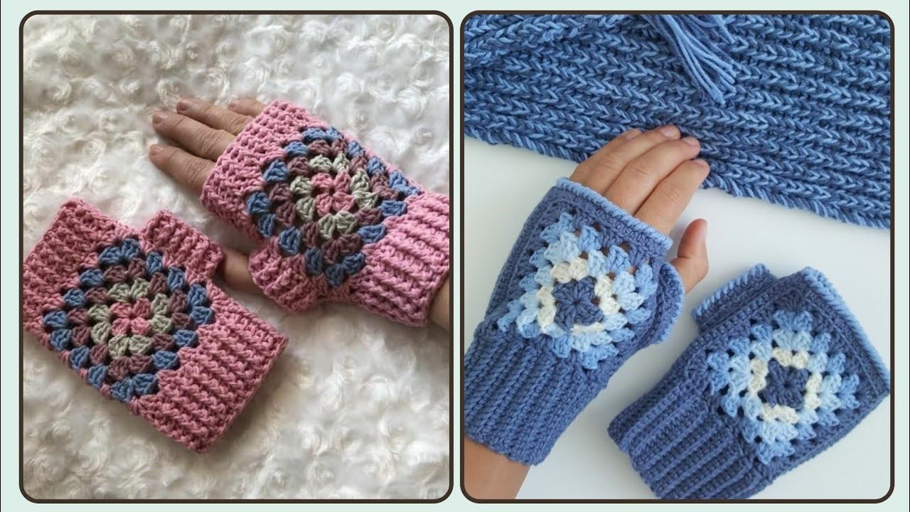 Eye Catching Crochet Handmade Gloves Designs - Crochet Wrist Warmer Ideas