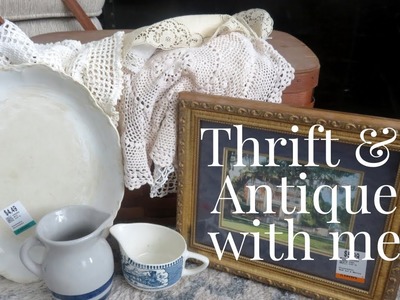First Antique & Thrift Haul 2023 | Finding AMAZING vintage pieces while keeping to a list