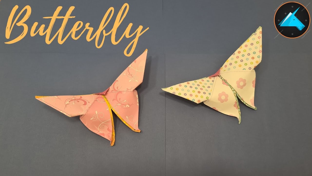 How to make Origami paper Butterfly ???? Easy craft