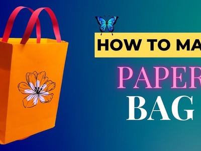 How to make paper bage. paper crafts.paper bag. @bkcrafts2553