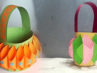 How To Make Paper Basket | Easy Paper Crafts