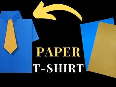 How to make paper T-shirt. paper crafts. @bkcrafts2553