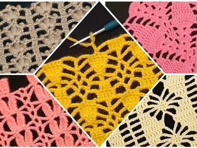 ???? kolay tığ işi örgü modelleri super Easy crochet knitting patterns