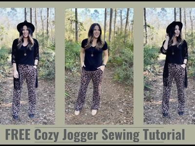 Let's Sew A FREE Pattern- Cozy Joggers!
