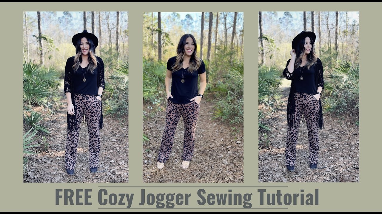 Let's Sew A FREE Pattern- Cozy Joggers!