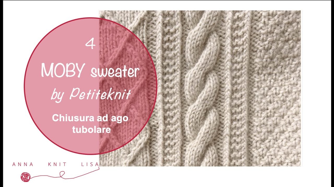 MOBY sweater by Petiteknit 4  - DOUBLE KNITTING and ITALIAN BIND-OFF