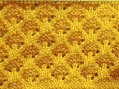 New knitting design pattern. for sweater, jacket, cardigan