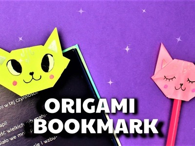 Origami Paper Cat  Bookmark | Paper Craft Ideas