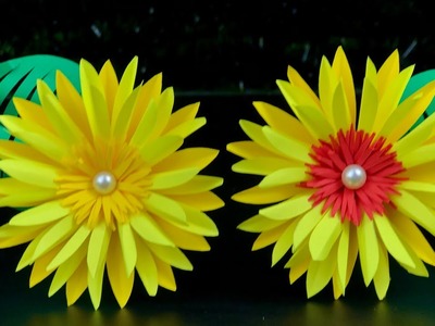 Paper Crafts For School | Home Decor | Paper Craft | Paper Flower Making | Paper Flower Craft | DIY