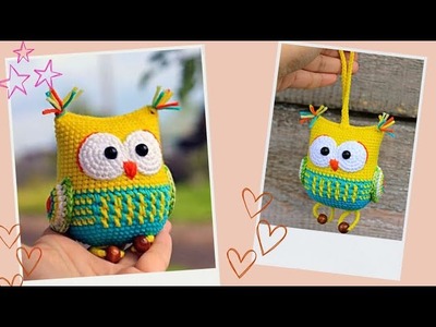 The Owl Rattle Amigurumi Crochet Free Pattern