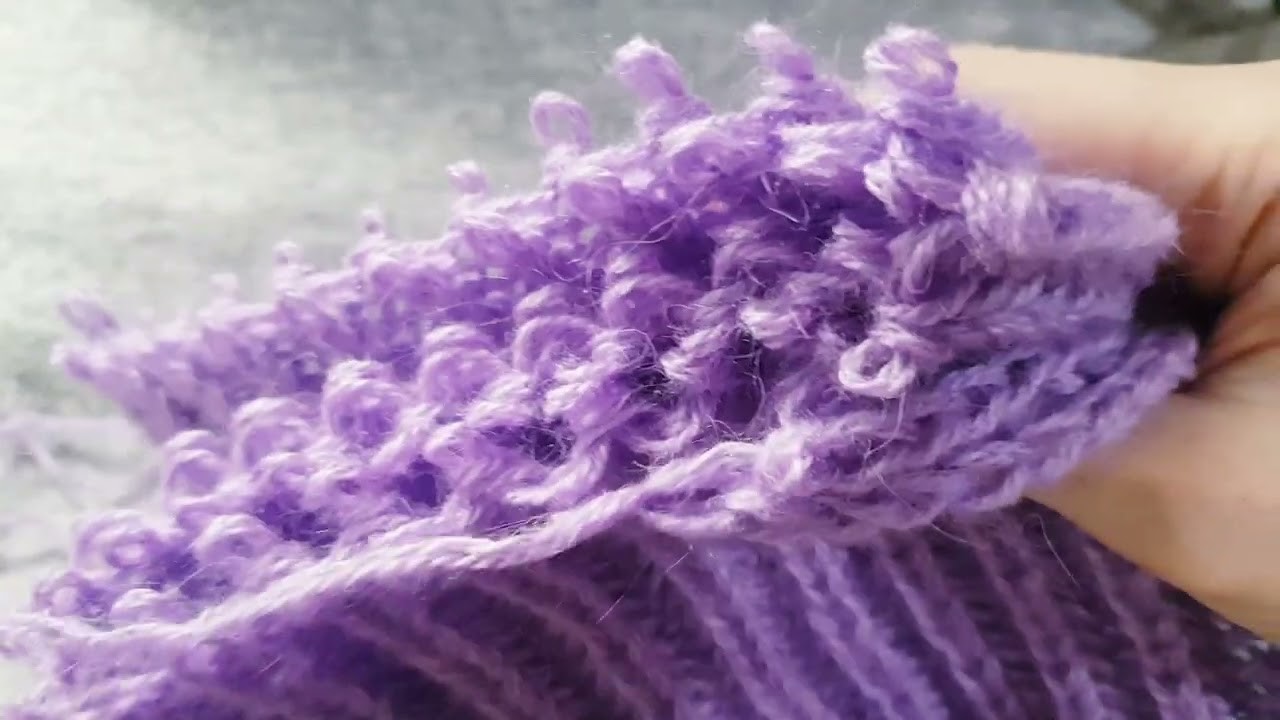 Unraveling a knitted cap asmr. Part II. NO TALKING. Sound of fabric. Soft rustle of thread.