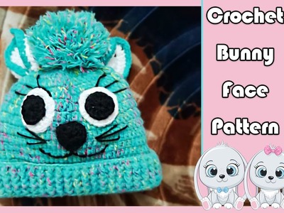 WOW! LOOK How I decorated a Simple Beanie into a Cute Crochet Bunny Hat