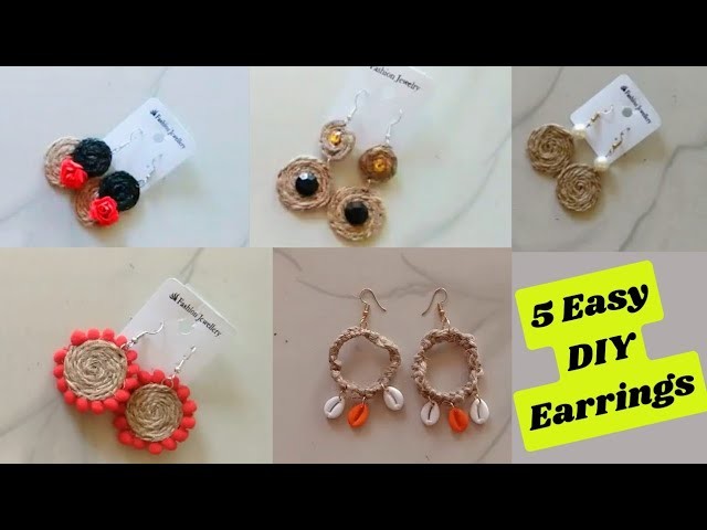 5 Easy DIY Earrings || Girls Fashion! Daily Were Looking Beautiful Earrings || DIY Earrings