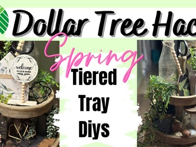 7 Dollar Tree hacks! You have to try these Tiered Trey diys