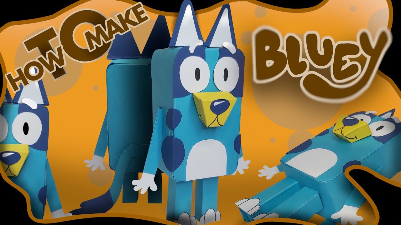 Bluey | How to make a Bluey | Easy Crafts | Creative DIY