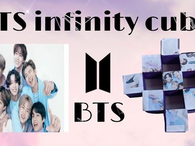BTS infinity cube | how to make DIY BTS paper infinity cube | paper craft