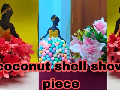 Coconut shell craft ideas new design and unique ideas|coconut shell diy doll|coconut #diy#diycrafts