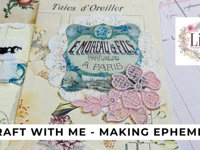 Craft With Me - Making Journal Ephemera - Reuse Repurpose - Use Your Stash - New Digitals Update