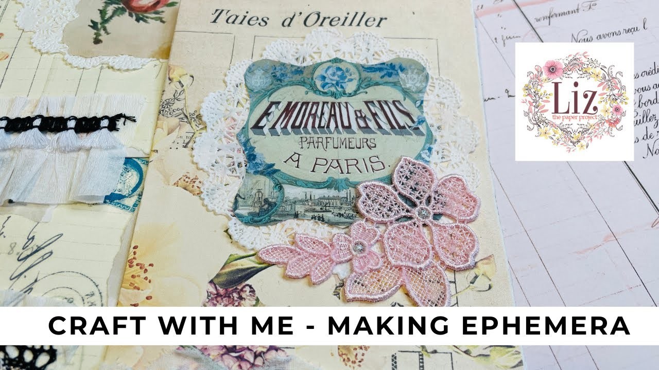 Craft With Me - Making Journal Ephemera - Reuse Repurpose - Use Your Stash - New Digitals Update