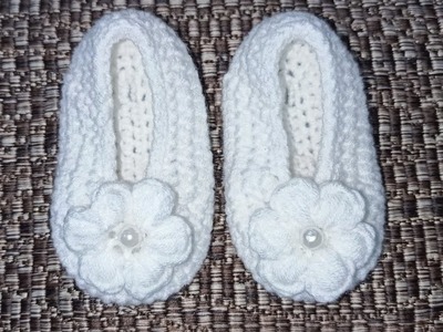 CROCHET CHRISTENING BABY SHOES.BOOTIES