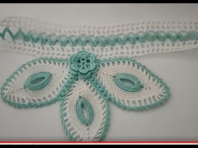 Crochet towel edge for young girls' dowry &You will love this model it is very beautiful