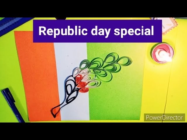 DIY Republic day special craft | for kids |tricolour|#republicday #artandcraft #roomdecor #trending