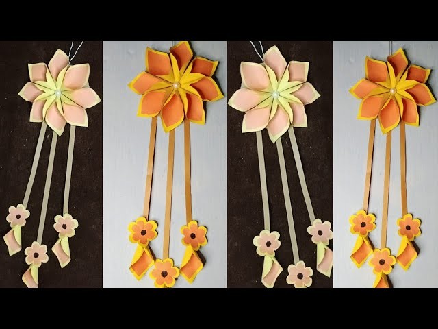 Easy Paper crafts wall hanging ideas, home decor| Beautiful paper crafts