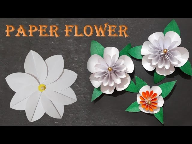 Easy & quick Paper Flower |home decor.how to make paper Flower.easy paper Flower making.paper craft