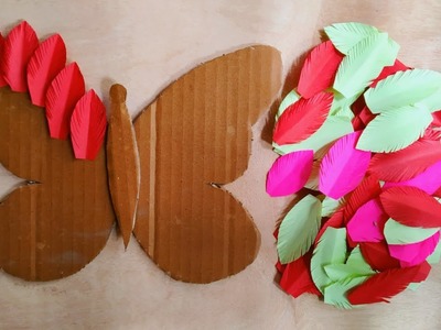 How To Esey Make Beautiful Paper Craft Butterfly ???? #papercraft #paperbutterfly