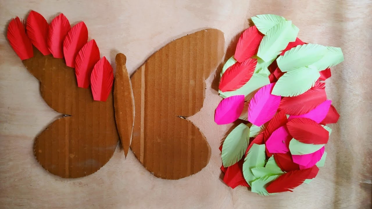 How To Esey Make Beautiful Paper Craft Butterfly ???? #papercraft #paperbutterfly