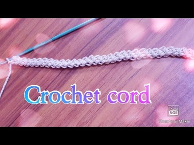 How to make a crochet cord #crochet #diy  @theneedlemagicbyria3259