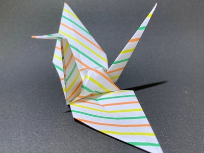 How to Make Origami Peace Crane ー 折り鶴の折り方