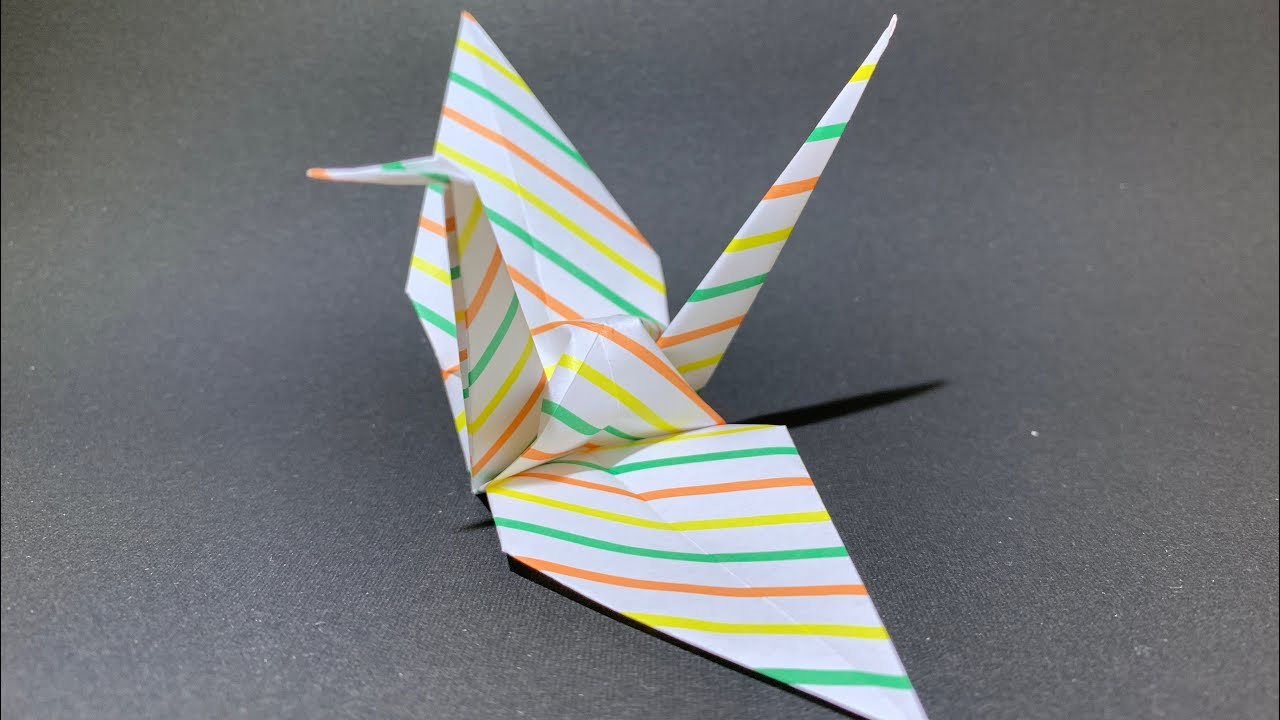 How to Make Origami Peace Crane ー 折り鶴の折り方