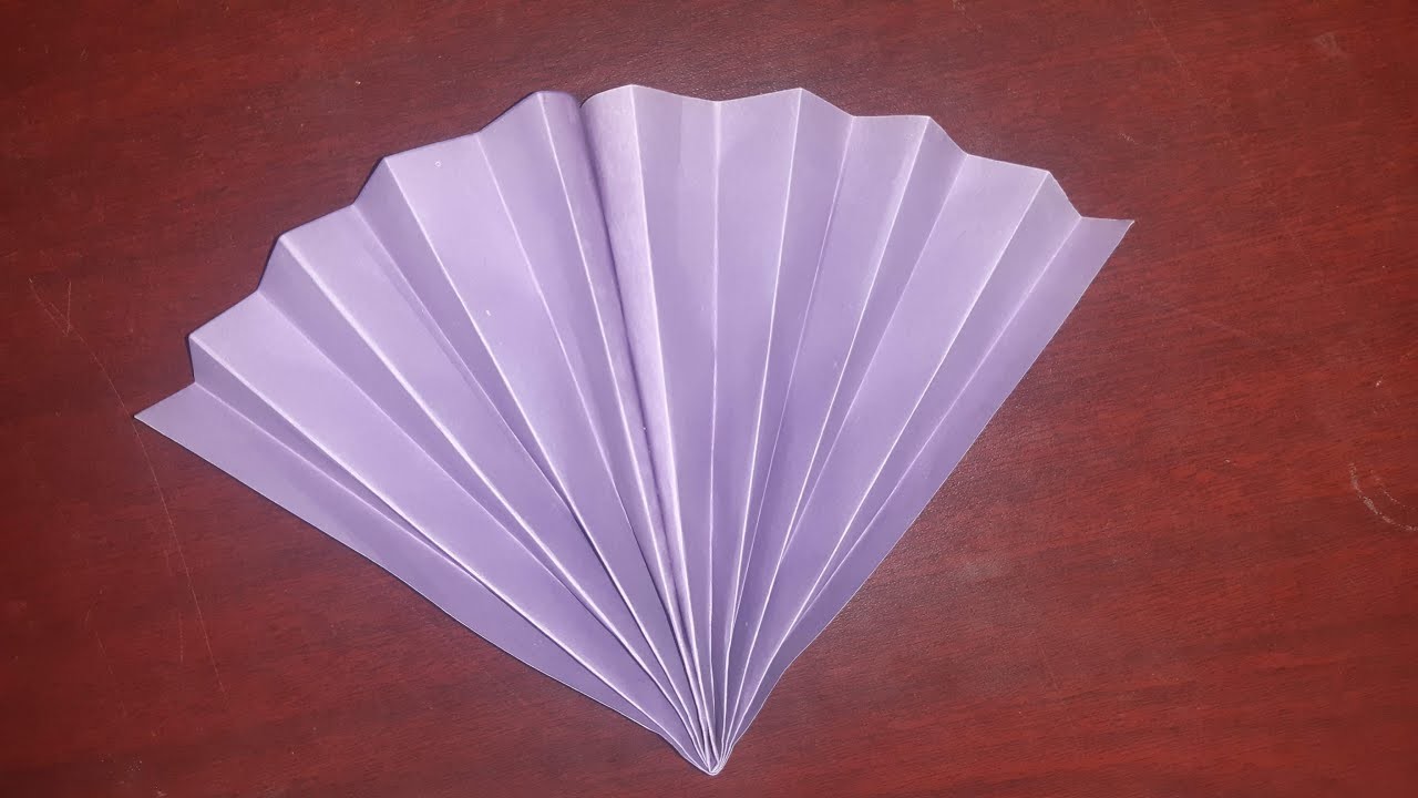 How To Make Paper Fan | Easy DIY Origami Paper Crafts